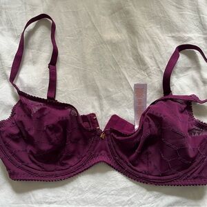 Savage X Fenty Purple T-Shirt Bra with Underwire Support